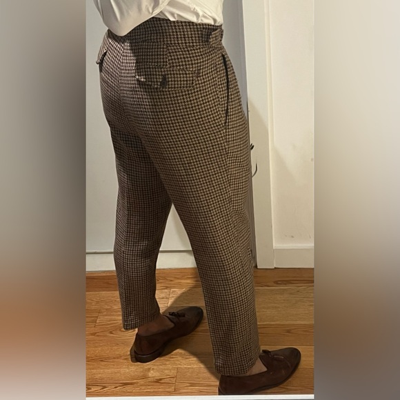 Todd Snyder Houndstooth Wool Pant - Picture 2 of 7